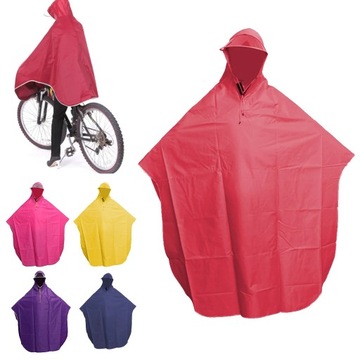 Велоспорт Мотоцикл Плащ Мужской Женский Дождевик Пончо С Капюшоном Ветрозащитный