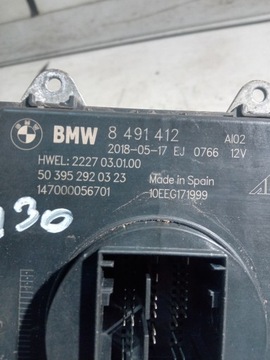 BMW 5 G30 MODUL SVĚTLA 8491412
