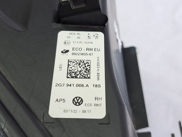SVĚTLO FULL LED PRAVÁ VW TAIGO 2G7941006A