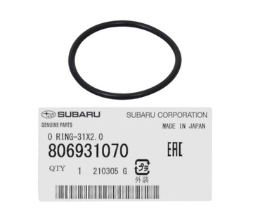 Oring bloku silnika pompy oleju FORESTER OUTBACK