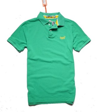 Superdry vintage classic polo slim fit koszulka męska XL