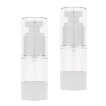 2 стерильных безвоздушных флакона с помпой, тонер/многоразовый лосьон/контейнер 15 мл