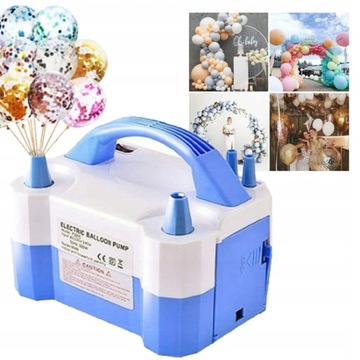 ЭЛЕКТРИЧЕСКИЙ НАСОС С ДВУМЯ НАСОСАМИ ДЛЯ НАДУВАНИЯ ШАРОВ НА СВАДЬБЕ