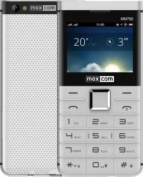 Stylowy telefon dla seniora MAXCOM Comfort MM760