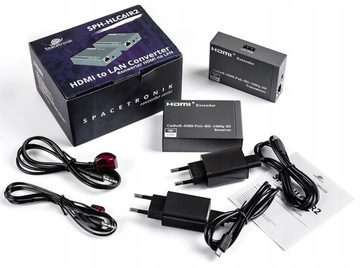 Преобразователь сигналов HDMI в LAN через кабель UTP RJ45 Cat 5/6, передатчик, приемник