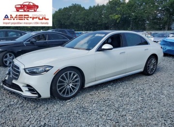Mercedes Klasa S W223/V223 2023 Mercedes-Benz Klasa S 500 4Matic 2023 3.0l 3.0 Benzyna 429KM
