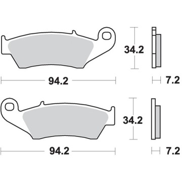 Тормозные колодки SBS 694 HS - Honda Suzuki - HQ Sintermetalowe