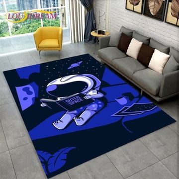 Dywan 3D astronauta Space Cartoon do składania