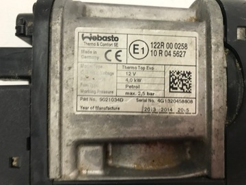 BMW X5 E60 E61 CITROEN DS7 RENAULT MEGANE 4 WEBASTO ПАРКОВОЧНОЕ ОБОГРЕВАНИЕ