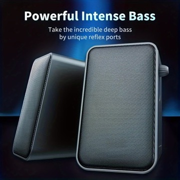 COOMAX Computer Speakers 2.0 Stereo Sound System for Desktop PC, USB
