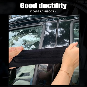 Клейкая пленка для автомобильных наклеек, мягкая бархатная замшевая ткань, 30 см x 135 см