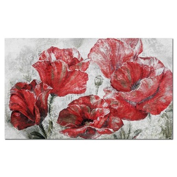 Obraz MAKI 2 - 120x70cm idealny do białego wnętrza