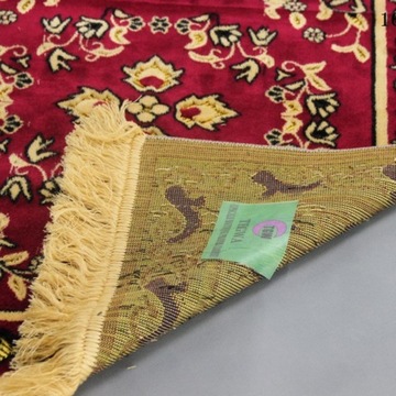 Молитвенный коврик Исламский свет мягкий мусульманский ковер Турецкий стильный красный