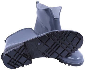 Серые, короткие галоши Лемиго 38 ЕС