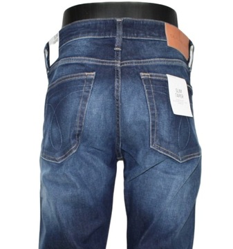 Męskie jeansy Calvin Klein Jeans J30J317659 Slim Taper oryginalne - W33/L32