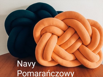 Тканая подушка KNOT PILLOW узел цвета