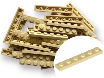 LEGO 3666 PLATE 1x6 Płytka Tan Piaskowy 10 szt