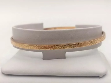 SZTYWNA ZŁOTA BRANSOLETKA 9,37G 585 64MM