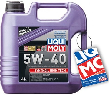 LIQUI MOLY SYNTHOIL HIGH TECH 5W-40 4L 2194