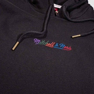 Bluza Mitchell & Ness Branded Essentials Hoodie Black - M