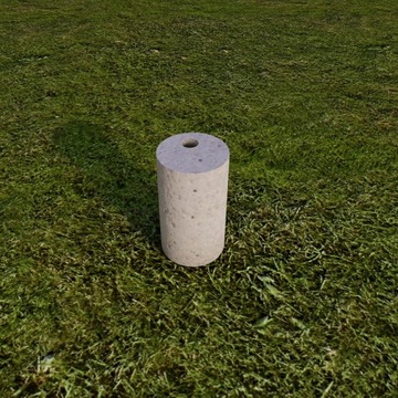 ОСНОВАНИЕ ДЛЯ САДОВОЙ ЛАМПЫ D=10,4 МАЛЕНЬКИЙ ЦИЛИНДР