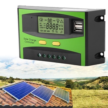 ШИМ-контроллер заряда солнечной батареи 12 В 24 В 20 А