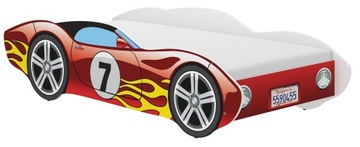 Łóżko Auto CORVETTA 160x80 + materac - SAMOCHÓD !