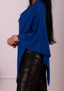 Черное пончо из Италии.