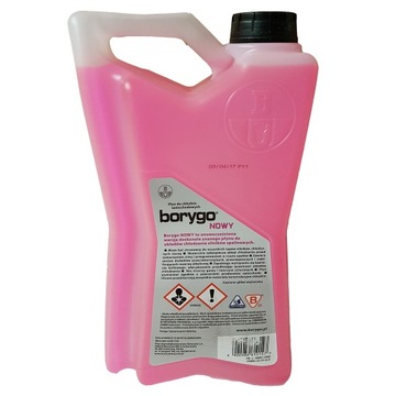 PŁYN do chłodnic Borygo Nowy różowy 5L