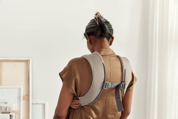 ПЕРЕНОСКА ONE AIR 3D MESH СЕРЫЙ БЕЖЕВЫЙ BABYBJORN