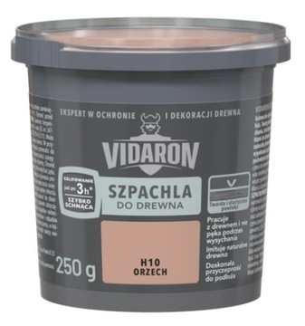 VIDARON SZPACHLA DO DREWNA ORZECH H10 0,25kg