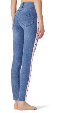 CALZEDONIA legginsy Jeans PUSH UP S/36