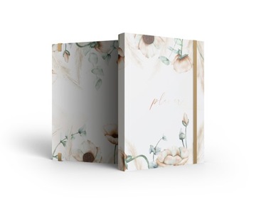 Notes A4 w kratkę z gumką N11