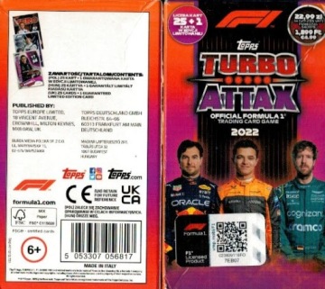 Karty F1 Turbo Attax 2022 topps