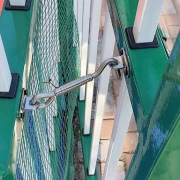 RtottiM 2 ветрозащитных крючка, нержавеющая сталь, 10 шт.