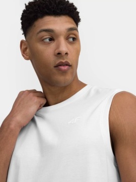 МУЖСКАЯ ФУТБОЛКА БЕЗ РУКАВОВ 4F, ХЛОПОК S