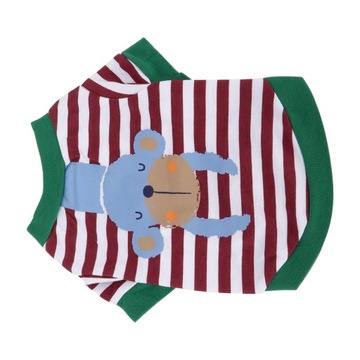 Костюм для домашних животных, тонкая рубашка для собак с героями мультфильмов, толстовки в полоску с