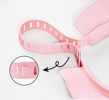 NICEKIDS PREMIUM ПЛАВАТЕЛЬНЫЙ МОСТ КАПЮШОН ДЛЯ МОЙКИ ГОЛОВЫ ДЛЯ ДЕТЕЙ, РОЗОВЫЙ