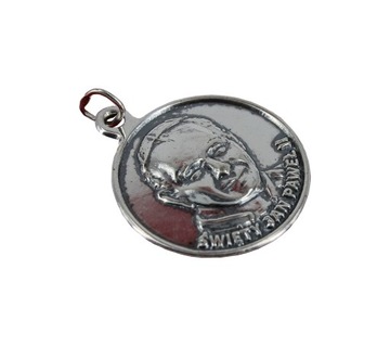 Medalik św. Jan Paweł II - srebro pr. 925