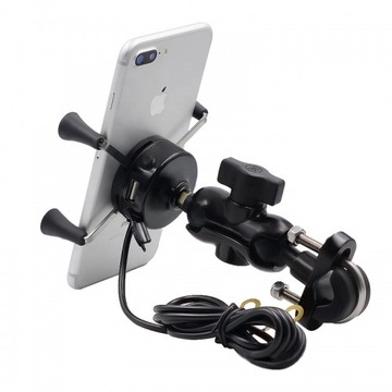 ДЕРЖАТЕЛЬ FreedConn MC7HR ДЛЯ ТЕЛЕФОНА GPS МОТОЦИКЛА USB USB