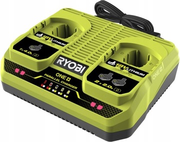RYOBI ŁADOWARKA 2 STANOWISKOWA 18V ONE+ RC18240G PODWÓJNY PORT ŁADOWANIA