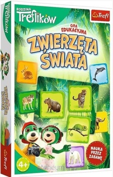 Trefl Rodzina Treflików: Zwierzęta Świata