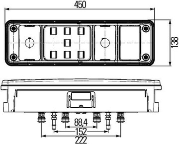 HELLA 2VP 340 961-531 Lampa tylna zespolona