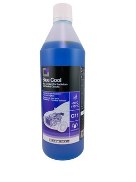 BLUE COOL niebieski płyn chłodniczy, koncentrat G11, 1L.