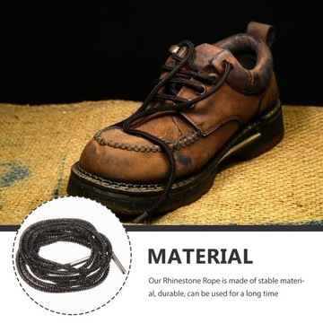 Шнурки для обуви с блестящими стразами