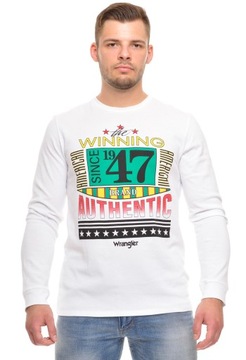 WRANGLER koszulka white LS WRANGLER TEE _ M 38