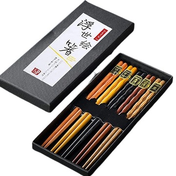 Pałeczki Chińskie Do Sushi Drewniane 5 szt