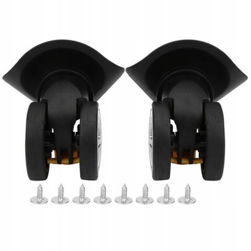 2X ПОВОРОТНЫЕ КОЛЕСА ДЛЯ РЕМОНТ ЧАСТИ ЧЕМОДАНА БАГАЖА