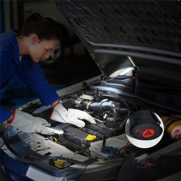 COB МАСТЕРСКАЯ ЛАМПА ФАКЕЛ С МАГНИТОМ + КРЮК | USB 5в1 ДЛЯ МАСТЕРСКОЙ