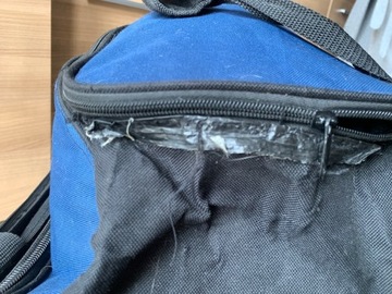 Сумка для мячей для боулинга 2 шт. BOWL ARENA синяя 55х45х35 см на колесиках